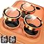 YWXTW Camera Lens Protector for iPhone 17 Pro/iPhone 17 Pro Max, [1 Step Installation Tray] Tempered Glass Screen Protector Metal Individual Camera Cover Accessories Case Friendly (Cosmic Orange)