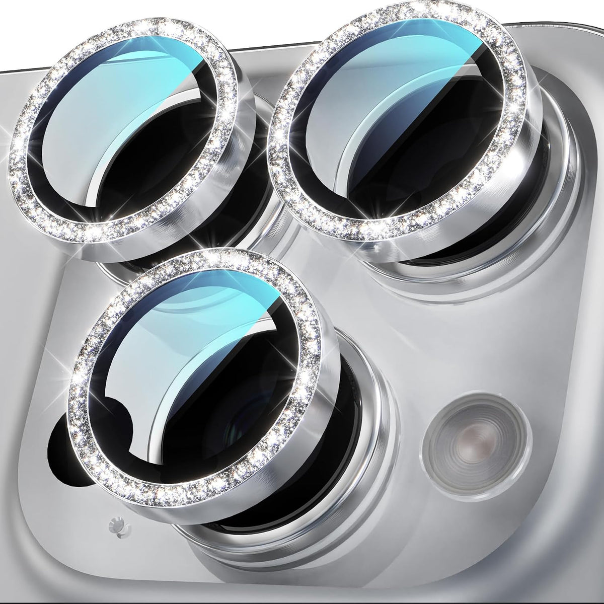 YWXTW Camera Lens Protector for iPhone 17 Pro/iPhone 17 Pro Max, [1 Step Installation Tray] Tempered Glass Screen Protector Metal Individual Camera Cover Accessories Case Friendly (Cosmic Orange)